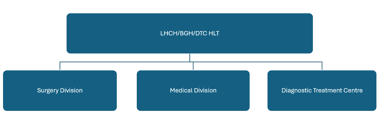 Diagram of the LHCH BGH and DTC site structure